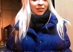Eurobabe banged in exchange for money in public