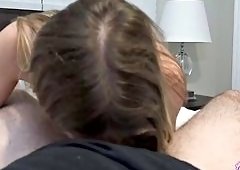 Brian O Thrusts Deep Into Leah Lees Big Tits While Cumming