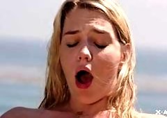Blonde Teen Outdoor Blowjob