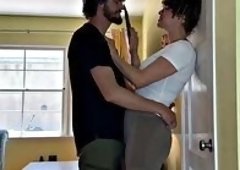 Big Tits Housewife Risky Creampie