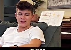 Stepbro Drake Von Delivers Massive Surprise to Blain OConnor with Brutal Anal Pounding and Big-Cock