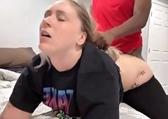 Slutty PAWG Subgirl Takes Fans Massive BBC