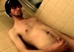 Gay ass piss enema Wet And Sticky Fun In The Bathroom
