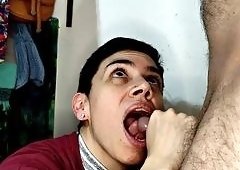 TheArtOfCums Quick Public Blowjob Mouthful and Swallow