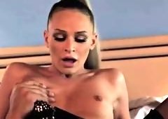 Blonde With Big Butt In Stockings Delivers Heavenly Pleasure