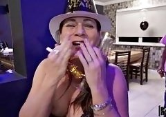 Vanessa Marie Takes Tony Rubinos Cock at New Year House Party