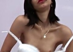 Horny Jeanine Hot in Lingerie Gives Blowjob and Fuck