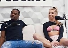 Big-Tits Cheerleader Kait, Damion Dayski, and Alexis Fawx Ride Hottest Brazzers