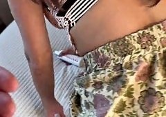 Stepson Saves Stepmother from Sunburn with His Cock and Cum on Her Tits Amateur with Talk