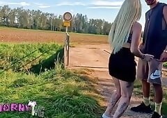 blonde popped in cornfield - Attention, spectators! Part 1