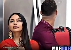 Sasha Peas Rough Step Fantasy: Stepson Slams Her After Dildo Theft