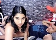 Missionary Creampie for Brunette