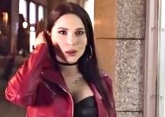 Busty Brunette Takes Deep Throat and Anal in POV