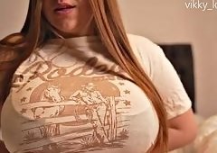 Chubby Big Tits Juxtaposed with Stunning Visual Contrast