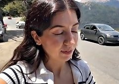 Katty West Takes Public Beach Facial After Caught Blowjob
