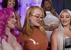 Unforgettable Teen Lesbian Hardcore Orgy at Brazzers House 4 Features Emma Magnolia, CJ Miles,
