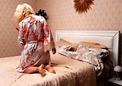 Selena701 Blonde Cougar Wifes Foot Fetish Romp