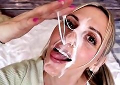 Blonde Teen Delivers Dirty Talk POV