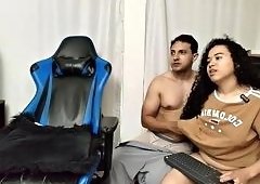 Hot Games Webcam Cheating with Ema Abby